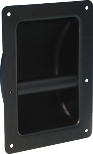 Cabinet handles, Adam Hall Hardware, product number: 3402 - Medium steel bar handle, black