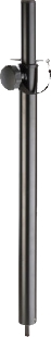Drummerseats, Extendable speaker pole with M20 screw thread SPS822, black