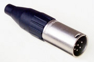 AC Serie, 6-Pin XLR Steckverbinder, Amphenol AC6AM - XLR 6-Pin Steckverbinder, mnnlich