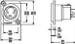 AC Serie, 6-Pin XLR Steckverbinder, Amphenol AC6AMDZ - XLR 6-Pin Universalbuchse, mnnlich