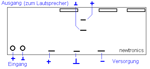 Newtronics Modul Amp 7293