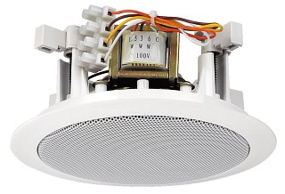 Wall and ceiling speakers: Low-impedance / 100 V, PA ceiling speaker EDL-24