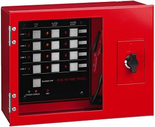 Systme d'alarme vocale, Systme d'interphone pompiers Public Adress EVA-16FP