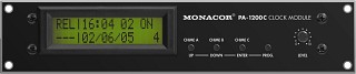 Amplificadores: Amplificadores mezcladores de zona, Mdulo programador PA-1200C