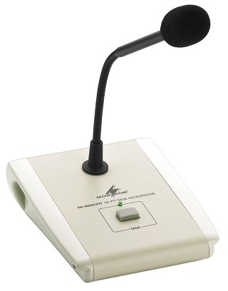 Systmes d'vacuation, Microphone de table PA avec fonction commande PTT PA-4000PTT