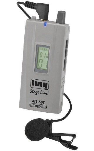 Systmes de guide pour groupes, Emetteur PLL 40 canaux pour le fonctionnement micro et signaux audio ligne ATS-50T