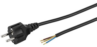 Tensin de la red: Cable de corriente, Cable de corriente AC-203/SW