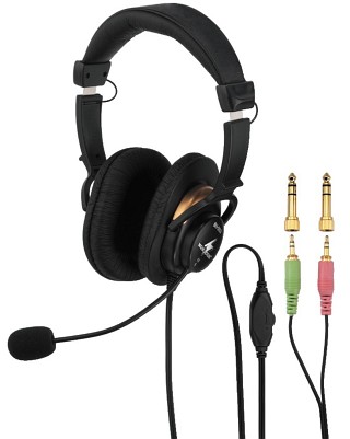 Kopfhrer, Stereo-Kopfhrer mit Elektret-Bgelmikrofon BH-003