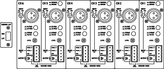 Amplificadores para megafona: Multicanal, Amplificadores estreo multicanal profesionales STA-1506