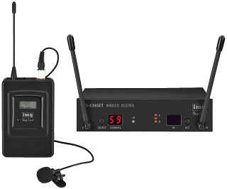 Funk-Mikrofone: Sender und Empfnger, Multi-Frequenz-Mikrofonsystem TXS-636SET
