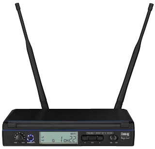 Funk-Mikrofone: Sender und Empfnger, 1-Kanal-Diversity-UHF-PLL-Empfnger mit REMOSET-Technologie, TXS-855