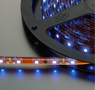 Zubehr Lichttechnik, Flexible LED-Streifen, 12 V Gleichstrom , feuchtigkeitsgeschtzte Version LEDS-5MP/BL