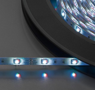 Zubehr Lichttechnik, Flexible LED-Streifen, 24 V Gleichstrom ,  feuchtigkeitsgeschtzte Version LEDS-10MP/RGB