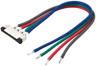 Zubehr Lichttechnik, Schnellverbinder fr SMD-RGB-LED-Streifen, LEDC-2RGB