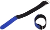 Cable, accessories - cable ties and velcro tape, Cable tie hook & loop 30 x 2,5 cm black, blue, green, red or yellow