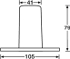 Cabinet flanges, Adam Hall Hardware, Product number: SM702 - Aluminium Top Hat, black