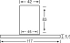 Cabinet flanges, Adam Hall Hardware, Product number: SM705 - Plastic Top Hat, black