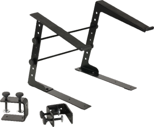 Laptop stands, Adam Hall Laptop stand with clamps SLT001, black