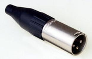 AC 3-Pin XLR Connectors, Amphenol AC3M - XLR 3-pin male connector