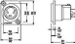 AC 6-Pin XLR Connectors, Amphenol AC6AMDZ - XLR 6-pin male universal socket