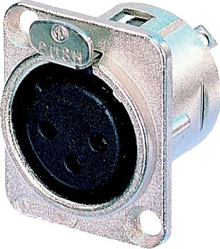 Neutrik connectors, Neutrik NC3FDL1 - XLR socket female universal