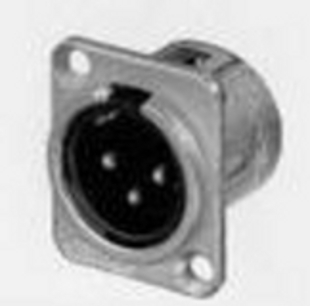 Neutrik connectors, Neutrik NC3MDL1 - universal XLR socket, male