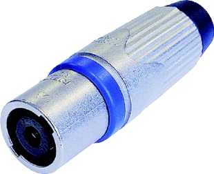 Neutrik connectors, Neutrik NLT4MX - 4-pin cable connector in nickel housing, male