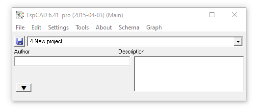 lspcad main fenster