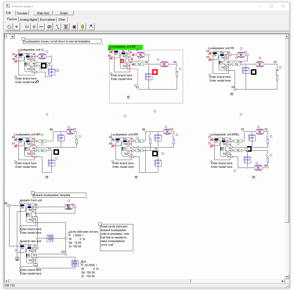 Template in LspCAD auswäheln