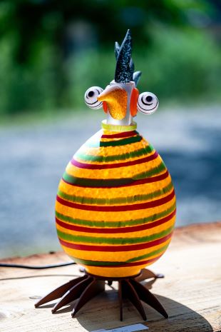Borowski sculptures for outside / strange birds, Borowski Bob