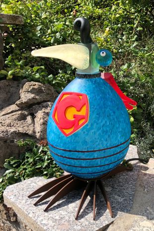 Borowski sculptures for outside / strange birds, Borowski Supergonzo