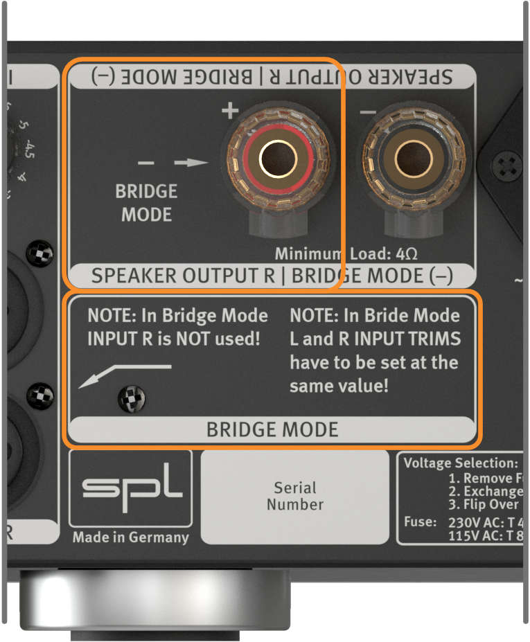 SPL Performer s800, Brcken