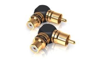 ViaBlue XS Plugs Series,  XS RCA Adapter 90 S 