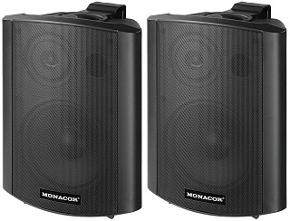 Lautsprecherboxen: Aktiv-Boxen, Aktives 2-Wege-Stereo-Lautsprecherboxen-System, 2x25 W<sub>MAX</sub>, 2x15 W<sub>RMS</sub> MKA-60SET/SW