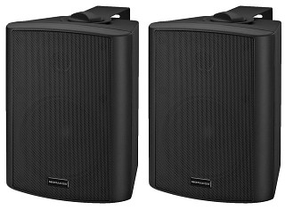 Speaker systems: Active speaker systems, Active 2-way stereo speaker system, 2 x 40 W<sub>MAX</sub>, 2 x 20 W<sub>RMS</sub> MKA-50SET/SW