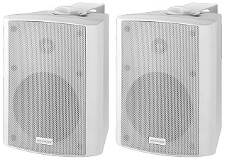 Lautsprecherboxen: Aktiv-Boxen, Aktives 2-Wege-Stereo-Lautsprecherboxen-System, 2x40 W<sub>MAX</sub>, 2x20 W<sub>RMS</sub> MKA-50SET/WS