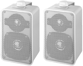 Speaker systems: 100 V, Pair of universal PA speaker systems EUL-42/WS