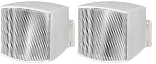 Wall and ceiling speakers: Low-impedance / 100 V, Pair of miniature PA speaker systems EUL-26/WS