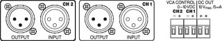 Volume controls and accessories, Voltage-controlled 2-channel VCA volume control VCA-202