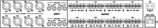 Verstrker: Leistungsverstrker, ELA-8-Kanal-Digital-Verstrker PA-1850D