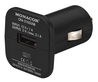 Car Hi-fi: Accesorios , Transformador de voltaje DC/DC USB para vehculos a motor CPA-2105USB