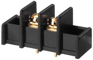 Netzspannung: Stecker und Kupplungen, Vergoldete Schraubterminals TBS-2/GO