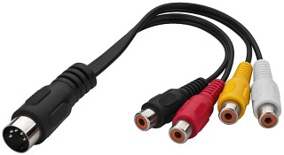 Adaptadores: RCA, Cable adaptador de audio/vdeo estreo ACA-15/1