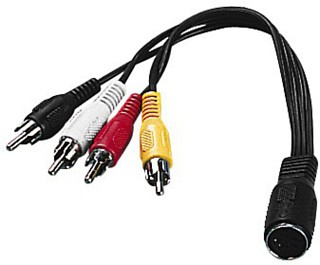 Adaptadores: Otro adaptadores, Cable adaptador de audio/vdeo estreo ACA-15/2