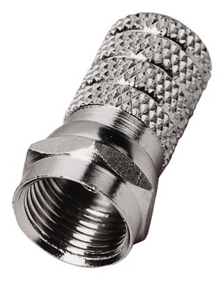 Stecker und Kupplungen: F-Norm, F-Schraubstecker, Innen- 3,7 mm fr Kabel  4 mm FCH-11