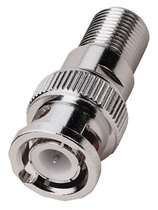 Adapter: Sonstige Adapter, Adapter F-Schraubbuchse/ BNC-Stecker FCH-20