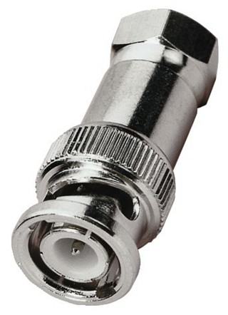 Stecker und Kupplungen: F-Norm, Adapter F-Schraubstecker/BNC-Stecker FCH-21