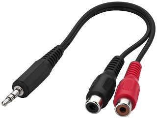 Adapter: Klinke, Stereo-Audio/Video-Kabeladapter ACA-1535