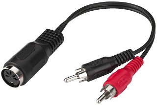 Adapter: Sonstige Adapter, Stereo-Audio/Video-Kabeladapter ACA-15/4