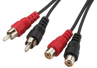 Cinch-Kabel, Stereo-Cinch-Verlngerungskabel AC-301